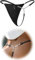 ohmydear Perizoma Seducente a Filo G-String Diamante Tanga Sexy Donna Chic Perizoma Biancheria Intima Donne Morbido Slip Bikini Mesh Tanga a Vita Bassa Intimo