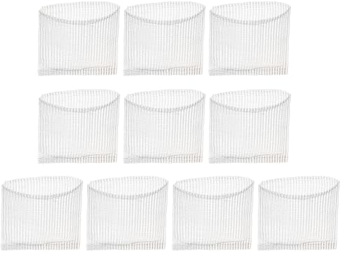 PATIKIL 1 Gallon Root Guard Körbe, 12er Pack Edelstahl Pflanzen-Drahtgeschwindigkeitskörbe Tierkäfige für Beeren Gemüse Blumen Wurzelschutz (10 x 9)