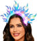 Flovel LED Kopfschmuck Diadem Flammen Haarreifen Beleuchtung Haarschmuck Halloween Party Accessoires Erwachsene Frauen
