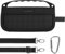 Lebakort Housse en Silicone pour Bose SoundLink Flex (2e génération) Enceinte Bluetooth Portable avec Bandoulière, Poignée et Boucle d'escalade (Noir)