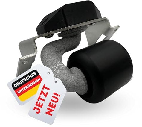 LADSPRINT® Drehbares Rad v2.0 passend für Mähroboter | Verbesserte Leistung & Akkulaufzeit | Edelstahl und Nylon | Passend für viele Modelle von Gardena, Husqvarna uvm. | Perfekte Rasenpflege