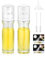 OTraki 2PCS Pulverizador Aceite Spray, 200ml Spray Aceite Cocina Antigoteo Reutilizable Dosificador Aceite Spray Cristal de Vinagre con Pincel y Embudo para Cocina, Asador, Fritura de Aire, Ensalada