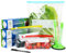 60 Pcs Slider Ziplock Bags, Food Storage Freezer Bags(6.8L&1.7L&0.8L), Reusable Sandwich Bag with Expandable Bottom for Fruits, Vegetables, Meat, Snack, Includes Bag Holder & Pen, BPA Free Leakproof