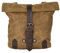 SLAHAJ Motorrad Satteltasche Satchel Vintage Motorrad Seitentasche Wasserdicht Öl Wachs Leinwand Hängetasche Gepäckträgertaschen(Khaki)