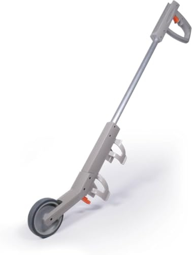 Durable Markierstange Duraline EasyTrack S, 750 ml Spraydosen, grau, 114210 | Markiergerät für exakte Linien, gummierte Laufrolle, ergonomischer Griff, 60 mm Strichbreite, einfache Handhabung