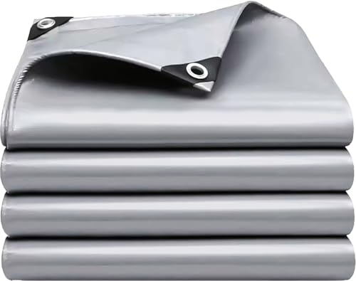 Lonas de Exterior,Lona para Piscina,160g/m² Lona de Protección Toldo Reforzado PE con Ojales,Duradera Resistente a Los Rayos UV Desgarros,Cubierta para Leña, Muebles,Jardín,Piscinia,Vehículos