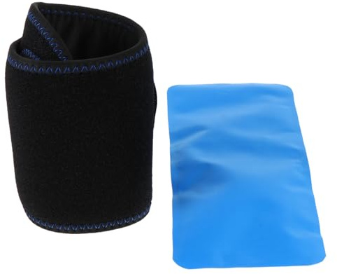 WEKAMOS 2 Stück Kühlpack fürs Handgelenk und Knie mit Gurt aus Nylon Vielseitige Eisbeutel für Wärme und Kältetherapie bei Sportverletzungen und Erste Hilfe Einsatz