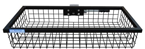 Heck-Pack | Wildträger, Heckträger, Hecktransporter mit ECE-Zulassung | schwarz mit Schnellverschluss | Made in Germany (Schwarz, 1200x600x175, Nur Träger)