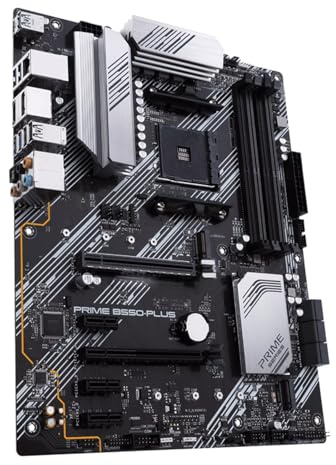Motherboard Fit For ASUS PRIME B550-PLUS Motherboard B550 Ryzen AM4 ATX With Dual M.2, PCIe 4.0, 1 Gb Ethernet DisplayPort HDMI SATA 6 Gbps