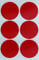 Sticker Rot 50 mm runde Aufkleber – 5 cm Sticker 180 Stück von Royal Green