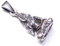 Pendentif en argent en forme de bouddha, comme symbole de protection et porte-bonheur, en argent sterling 925
