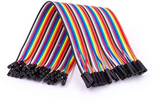 AZDelivery Breadboard Jumper Wire Cable 40 Pin Female to Female F2F Ribbon Cables compatible with Arduino and Raspberry Pi Including E-Book!