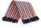 AZDelivery Breadboard Jumper Wire Cable 40 Pin Female to Female F2F Ribbon Cables compatible with Arduino and Raspberry Pi Including E-Book!