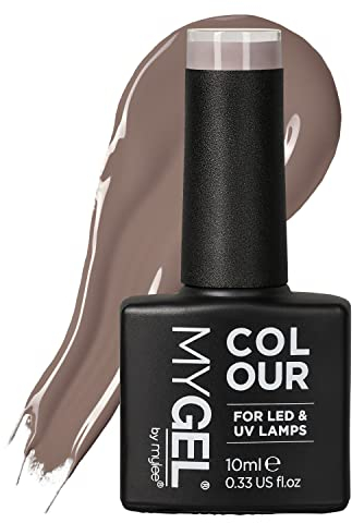 MyGel by MYLEE Smalto Gel Semipermanente 10 ml [A Touch Of Grey ] UV/LED Nail Art Manicure Pedicure per Uso Professionale e Domestico - Lunga Durata e Facile da Applicare