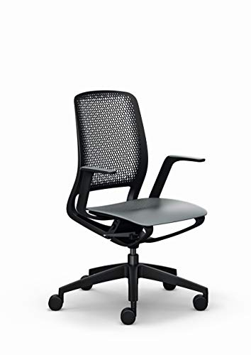 Sedus se:motion, Bürostuhl, Drehstuhl, schwarz, mit Armlehnen, Kunststoff 950 - 1065 mm