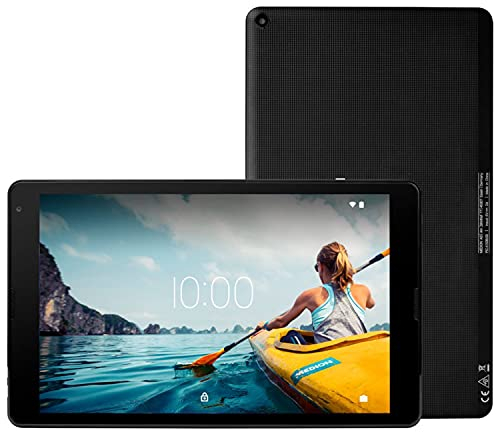 MEDION E10530 Tablet 25,7 cm (10,1 Zoll) Full HD Tablet mit IPS Display (Android 10, Quad Core Prozessor, USB Typ C, 3GB RAM, 32GB Speicher, WLAN, Bluetooth, GPS, 5MP Kamera)