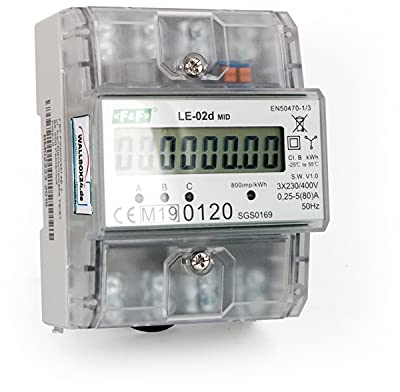 Wallbox24 Energieverbrauchszähler MID geeicht für Wallbox Ladestation Drehstromzähler