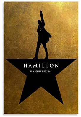 ZXCMNB Hamilton Musical Poster Leinwand Kunst Poster und Wandkunst Bilddruck Moderne Familienzimmer Dekor Poster 08x12inch(20x30cm)
