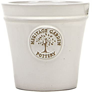 Woodlodge 20cm White Heritage Pot