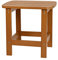 Flash Furniture Charlestown Adirondack Beistelltisch aus Polyresin, Teakholz, wetterfest, für drinnen und draußen