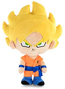 Play by Play Plüschfigur Dragon Ball Super, Goku, Klein, Vegeta, Beerus, Majin Bu - Super Soft Qualität (23-27cm, Goku Super Saiyan)
