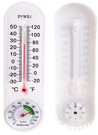 Thermomètre d'extérieur Thermomètre de jardin extérieur pour une utilisation dans le jardin, serre, patio, terrasse, abri de jardin, jardin, mur, thermomètre classique pour intérieur et extérieur