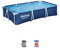 Bestway 56411-5 Set Piscina Fuori Terra Steel Pro Rettangolare da 300x201x66 cm