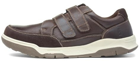 Hush Puppies Men's Fabian Double Strap Shoes, Brown, 8