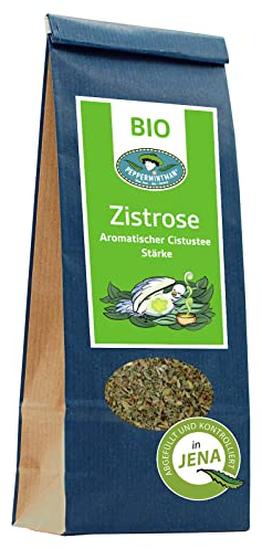 Bio Zistrosentee 100g - Heiß & Kalt für Jung & Alt - 4 Jahreszeitentee - Cistus Tee - PEPPERMINTMAN