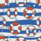 HEKO PANELS Oxford Wasserdichte Meterware Canvas Polyester Stoff Zum Nähen, Möbel- und Dekostoffe, Handwerken, Wasserabweisend, Blickdicht, Rettungsringe, 3 Meter 155 x 300 cm