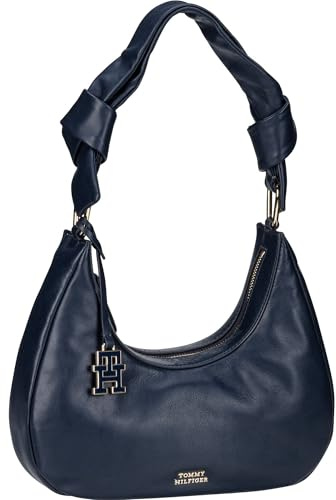 Tommy Hilfiger Handtasche Pushlock Leather Hobo PSP24