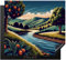 KitchenYeah© Protege Couvre Plaque De Cuisson Décoration Cuisine Tapis Protection Protecteur Induction 60x52 cm Rivière - Arbres - Nature - Montagnes
