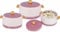 Sterling Ventures Rebel Thick Insulated Thermal Food Container Casserole Hot Pot Set 3PC 1L / 2L/ 3L (Purple)