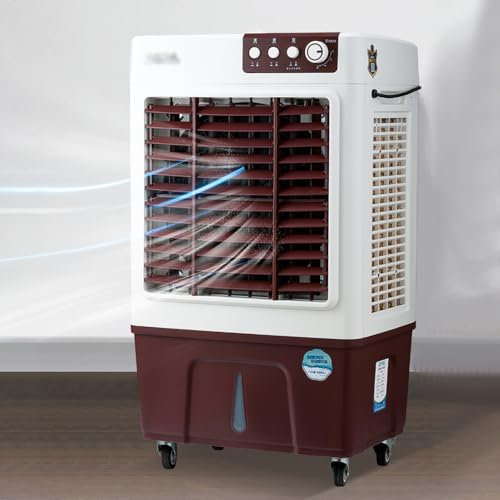 Ventilador Vertical Doméstico De La Refrigeración por Agua, Enfriamiento Rápido Industrial del Espacio Grande, Acondicionador De Aire Portátil, Conveniente para 20-30