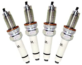 Zündkerzen 4 STÜCKE Iridium-Zündkerze 04E905601B Passend for Golf Passend for Jetta Passend for Volkswagen Passend for Beetle Passend for Santana Passend for Gran Passend for Lavida Passend for Polo P