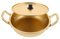 Amosfun 1Stk Koreanischer Ramen-Topf coffee kettle small pan Kochtopf für schnelle Gerichte Topf mit Deckel koreanisches Kochgeschirr Instant-Nudeltopf tragbarer Kochtopf Aluminium Golden
