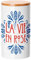 Fabulous Keramiktopf mit Bambusdeckel – La Vie en Rose Vintage Luxe Retro Chic Französisch – 887 ml – Utensilienbehälter
