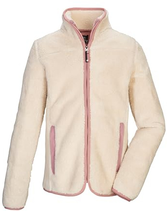 Killtec Mädchen Kow 242 Grls Flc Jckt Sherpajacke/Fleecejacke mit Stehkragen (1er Pack)