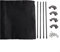 For Garden Wagon Awning Canopy Water Resistant Shade Cover for Outdoor For Trolley Cart (Black)