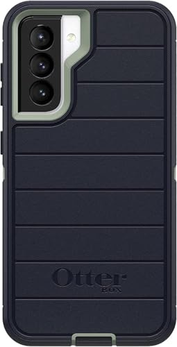 OtterBox Schutzhülle für Samsung Galaxy S21 (nur Defender Serie), Varsity Blues, nur Hülle, Bildschirmlose Edition, robust und langlebig, mit Port-Schutz, mikrobieller Abwehrschutz