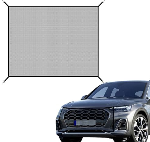 LYBPHG Auto Insektennetz für Seat MII Ibiza Leon Arona Ateca Tarraco Alhambra, Fahrzeuggrill Netz, Auto Motor-Wassertank-Schutznetz, Universell Hochdichtes Verstellbares Insektenschutzgitter,5pcs