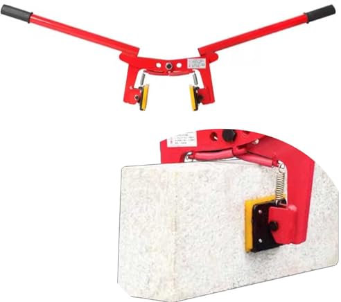 Adjustable Granite Slab Lifting Clamps, Heavy-Duty Scissor Lifter for Stone, Concrete Blocks, and Kerb Handling