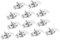 NUOBESTY 12 Set Clip Fissaggio per Lavello Sottotop in Installazione Facile Resistente all'Usura Adatto per Diverse Dimensioni Lavelli Accessori per