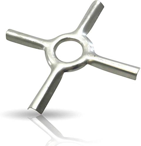 Kerafactum - Accessorio per fornello a gas, a forma di stella, riduttore per fornello da campeggio