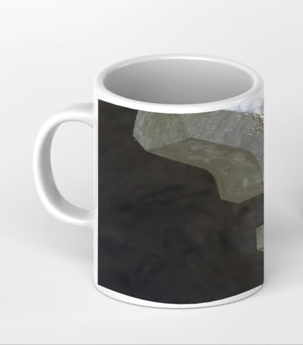 deyoli Jesus Christus am Kreuz als Motivetasse Panorama 300ml, aus Keramik weiß, wunderbar als Geschenkidee oder ihre Neue Lieblingstasse
