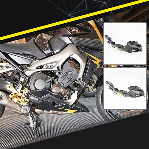 Motorrad Unterer Bellypan Motorverderb Verkleidungsschutz Abdeckung Kompatibel mit MT-09 2013-2020 Tracer 900 2015-2020 Tracer900 GT 2018-2020 (Schwarz)