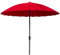 marko Outdoor 2.5M Shanghai Parasol Outdoor Garden Furniture Patio Sunshade Canopy Umbrella (Parasol Only - Red)