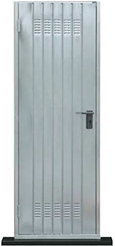 Porta Cantina Zincata con Maniglia 80x200 Dovaro