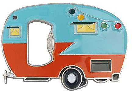 Bottle Opener Magnetic with Fridge Magnets Sticker,RV Camper Bottles Opener Caravan Bottle Beer Opener Unique Beer Gift Idea for Camper Lovers Cool Gadgets Outdoor Picnic Home Using