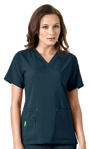 Carhartt Women's Modern Fit Chest Pocket Top, Navy, XL